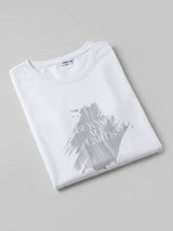 Women T-Shirt Graphic White Regular Fit