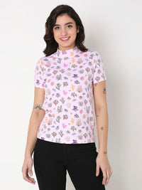 Spykar Women All Over Printed Regular Fit Top