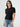 Women T-Shirt Solid Black Regular Fit