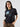 Women T-Shirt Graphic Black Oversized Fit