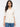 Women T-Shirt Textured White Regular Fit
