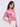 Women T-Shirt Pink Boxy Fit