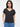 Women T-Shirt Textured Black Regular Fit