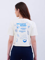 Women T-Shirt Off White Boxy Fit