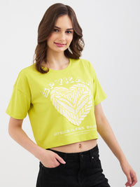 Women T-Shirt Lemon Boxy Fit