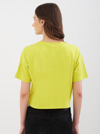 Women T-Shirt Lemon Boxy Fit