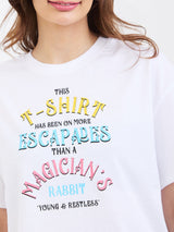 Women T-Shirt Off White Oversize Fit