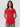 Women T-Shirt Graphic Red Regular Fit