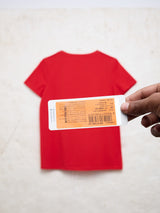Women T-Shirt Graphic Red Regular Fit