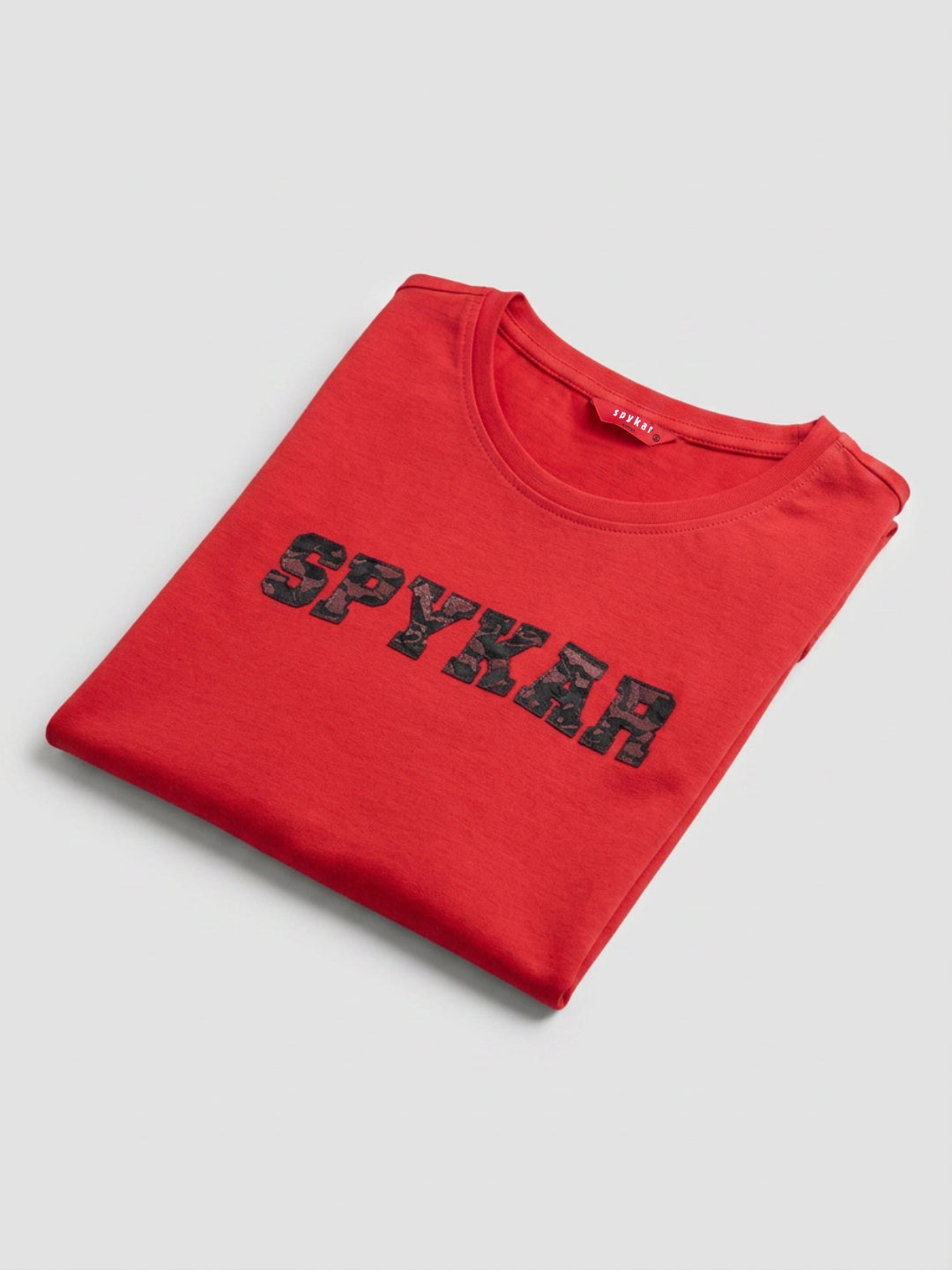 Women T-Shirt Graphic Red Regular Fit