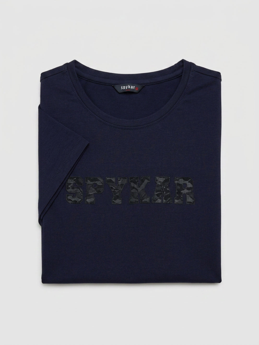 Women T-Shirt Graphic Navy Blue Regular Fit