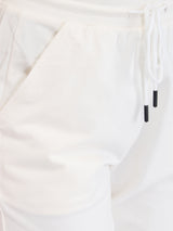 Women Trackpant Off-White Wide Leg High Rise