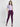 Women Trackpant Wine Red Skinny Fit High Rise