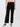 Women Trackpant Straight Fit Black High Rise