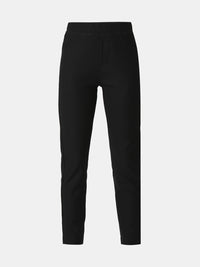 Women Trackpant Skinny Fit Black High Rise