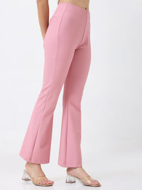 Spykar Boot Cut High Rise Grey Casual Track Pant For Women