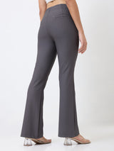 Spykar Boot Cut High Rise Pink Casual Track Pant For Women