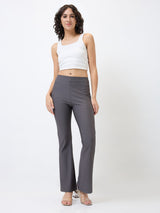 Spykar Boot Cut High Rise Pink Casual Track Pant For Women