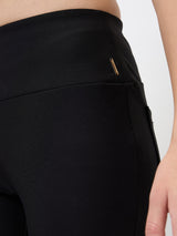 Spykar Boot Cut High Rise Black Casual Track Pant For Women