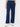Women Trackpant Straight Fit Dark Blue High Rise