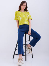 Women Trackpant Straight Fit High Rise