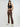 Women Trackpant Boot Cut Fit Brown Mid Rise