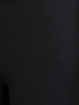 Women Trackpant Skinny Fit Black High Rise