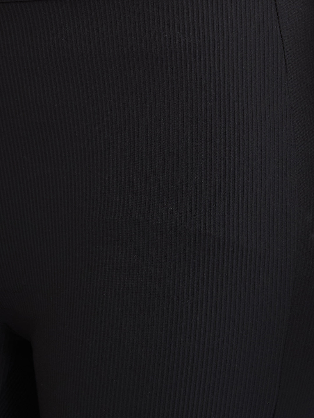 Women Trackpant Skinny Fit Black High Rise