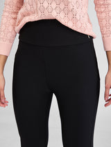 Women Trackpant Skinny Fit Black High Rise