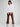 Women Trackpant Brown Boot Cut Fit High Rise