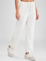 Women Trackpant Off-White Wide Leg High Rise
