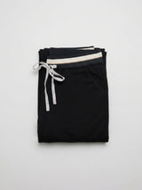 Women Trouser Straight Fit Black High Rise