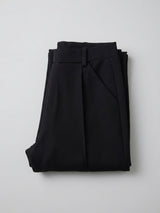 Women Trouser Straight Fit Black High Rise