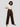Women Trouser Straight Fit Brown High Rise