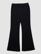 Women Trouser Boot Cut Fit Black High Rise