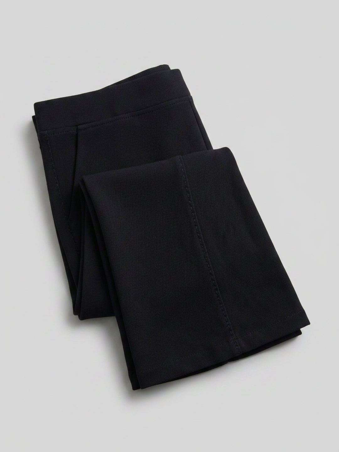 Women Trouser Boot Cut Fit Black High Rise