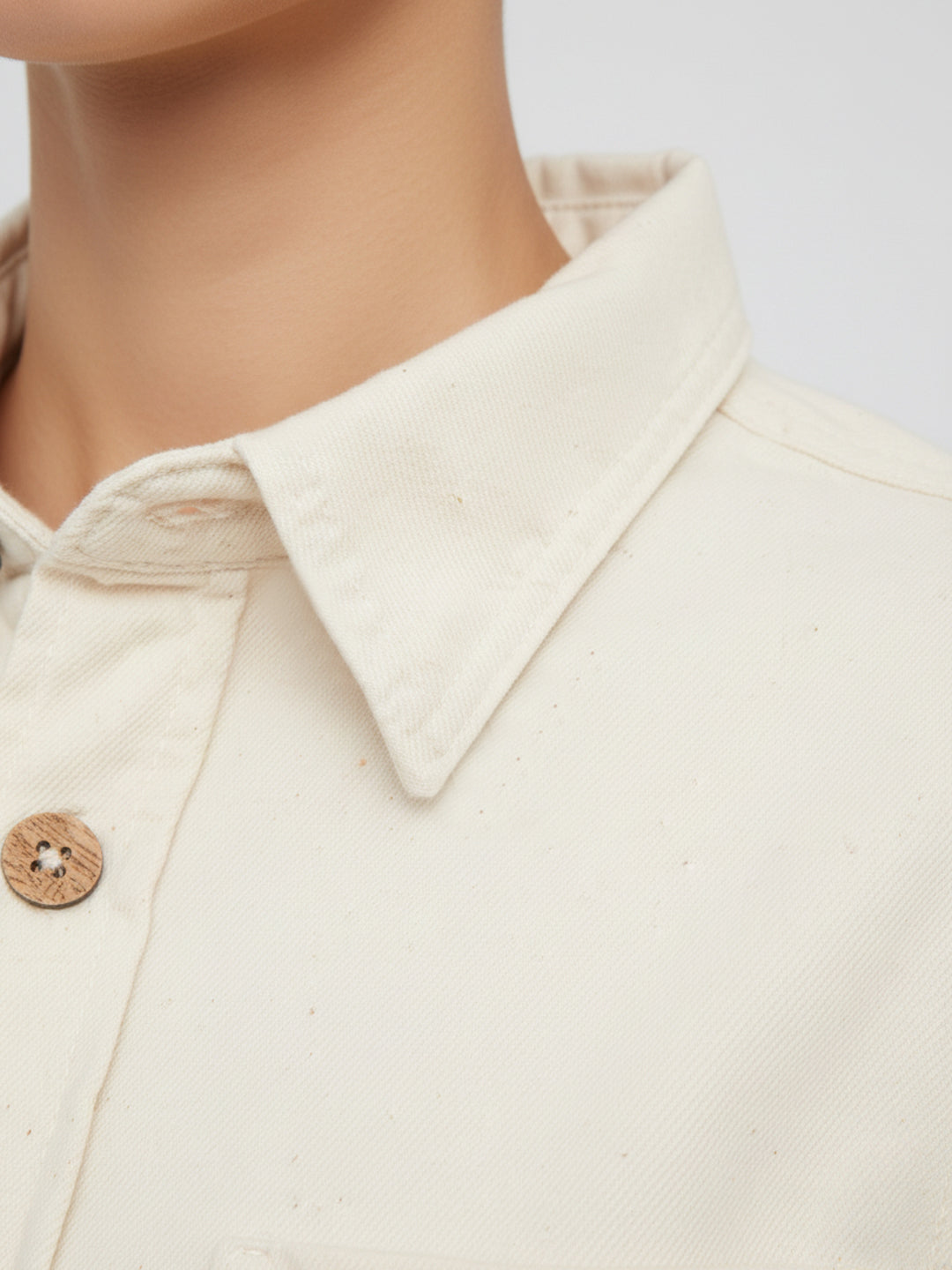 Women Shirt Solid White Slim Fit