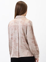 Women Shirt Check Pink Regular Fit