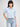 Women Shirt Print Blue Slim Fit