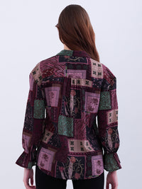 Women Shirt Cherry Lacquer Regular Fit