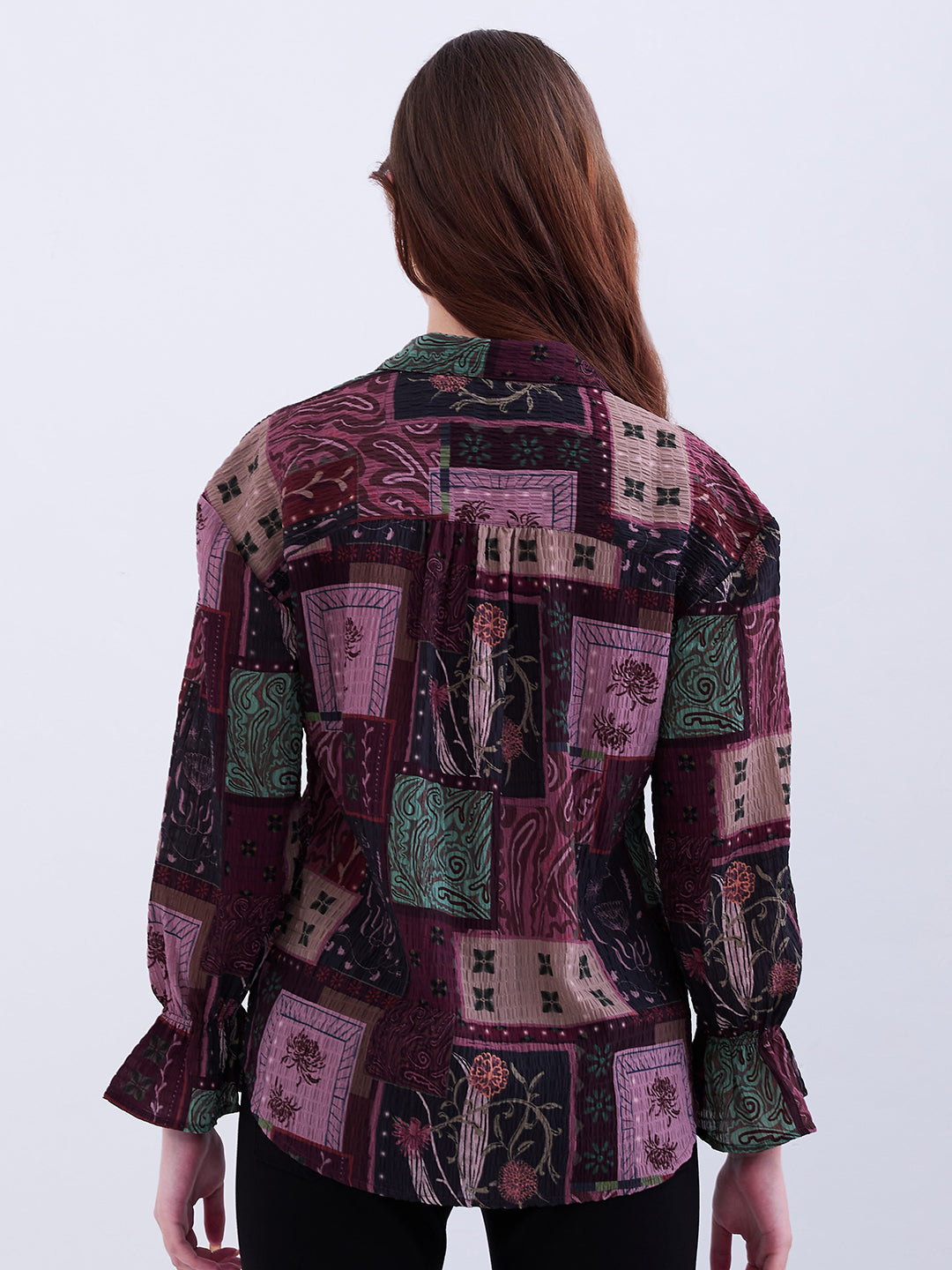 Women Shirt Cherry Lacquer Regular Fit