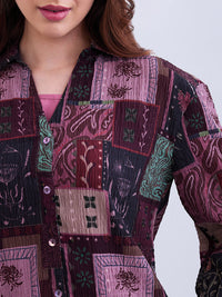 Women Shirt Cherry Lacquer Regular Fit