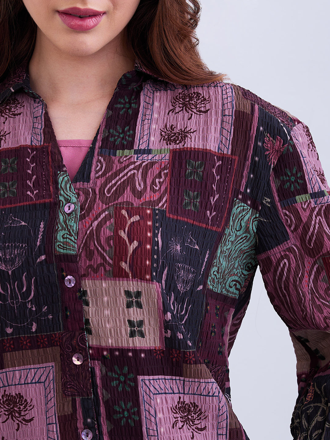 Women Shirt Cherry Lacquer Regular Fit