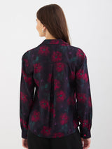 Women Shirt Red Regular Fit