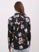 Women Shirt Black Regular Fit
