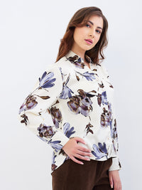 Women Shirt White Regular Fit