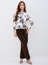 Women Shirt White Regular Fit