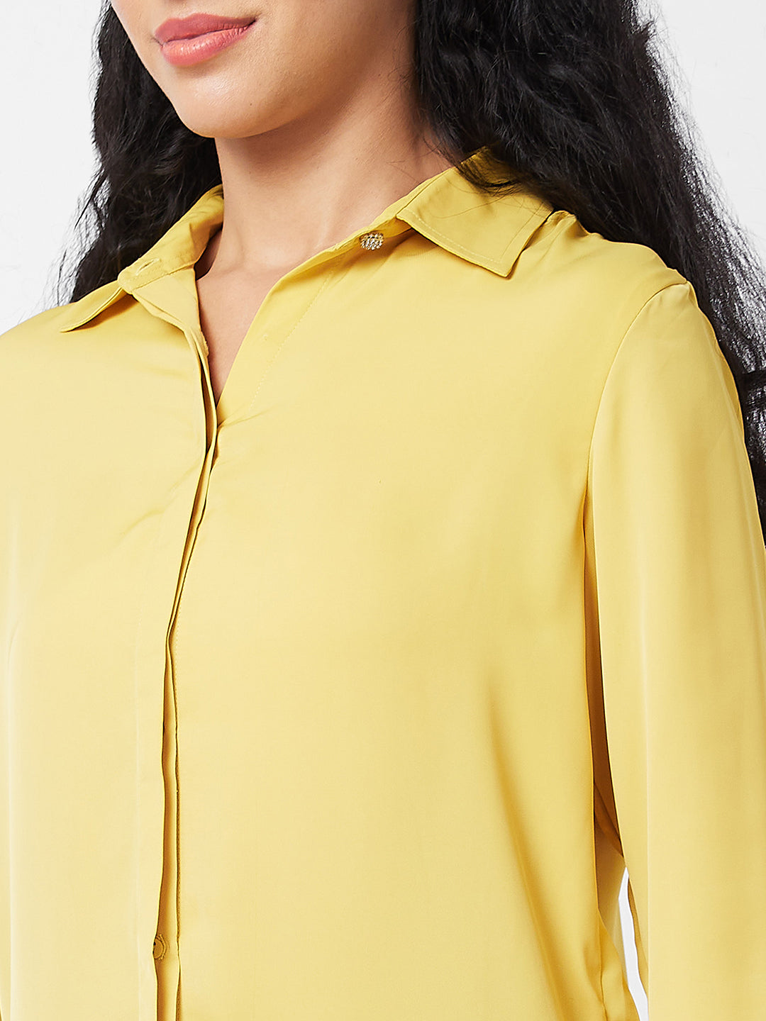Spykar Mango Solid Shirt For Women