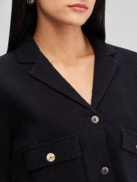 Women Shirt Solid Black Loose Fit