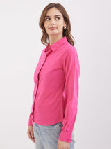 Women Shirt Pink Regular Fit